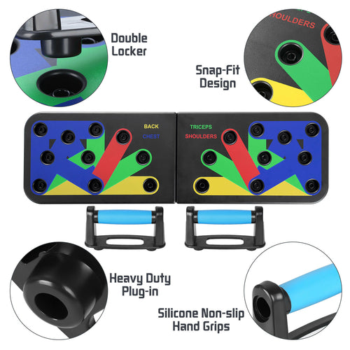 9 in 1 Push Up Board for Home Gym